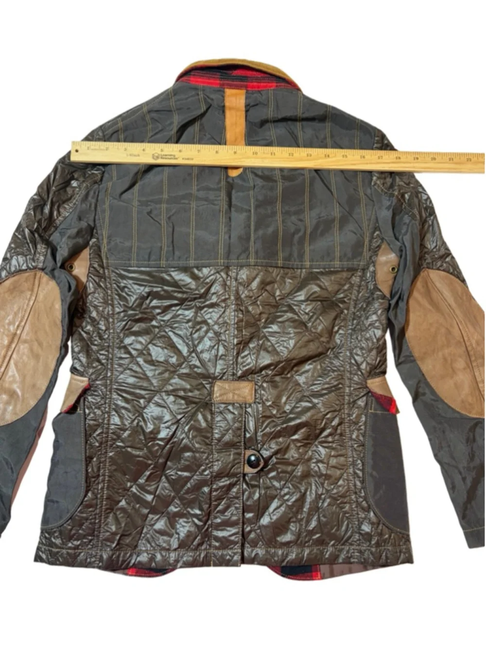 Junya Watanabe Comme Des Garcons MAN Patchwork Quilted Jacket Leather